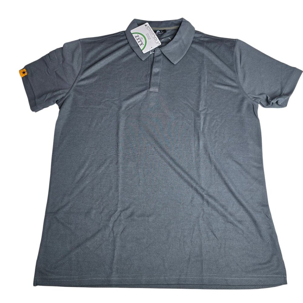 Men's Speed Your Run Grey Polo Shirt Size XL NWT